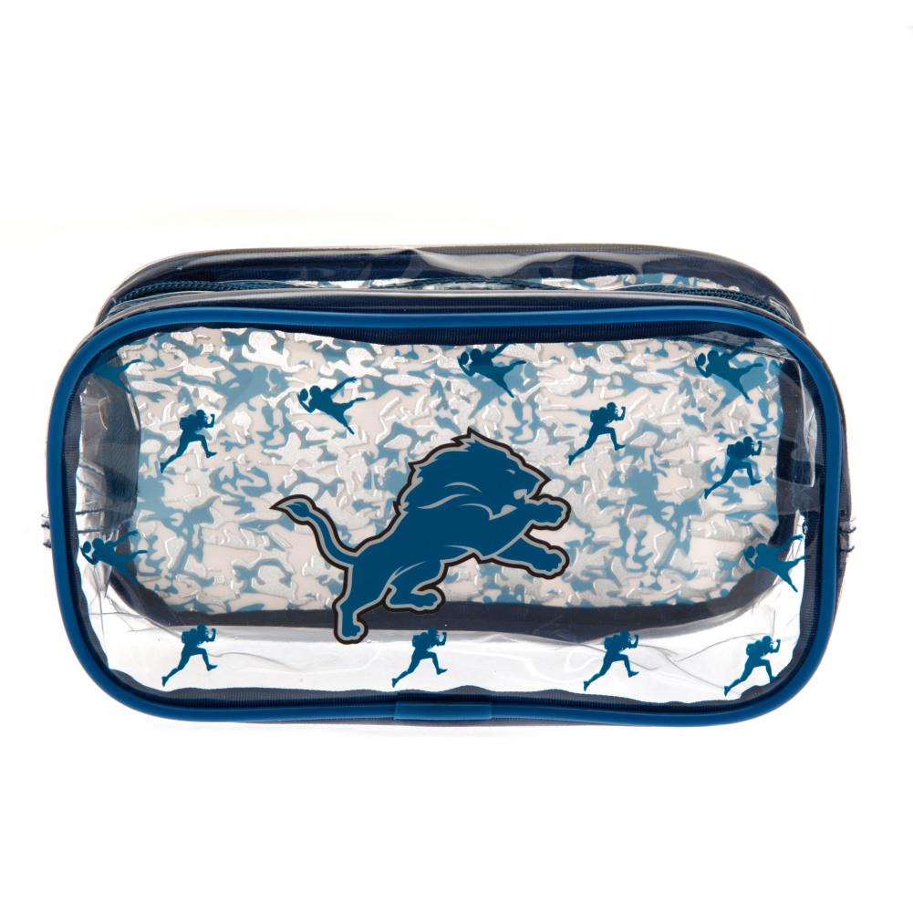 Detroit Lions PVC Zipped Pencil Case with Club Crest and Camo Design