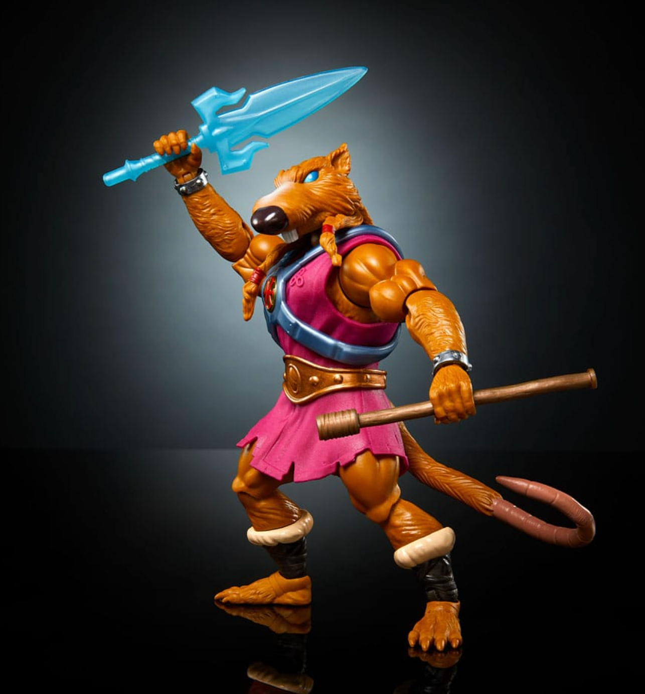 MOTU x TMNT Exclusive Deluxe Action Figure - Turtles of Grayskull Splinter - Skull, a Collectible Hero Toy