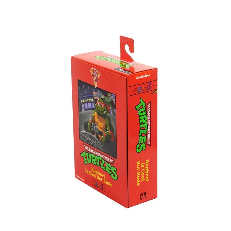 NECA 7 - inch Ultimate Action Figure of Cartoon Raphael from Teenage Mutant Ninja Turtles (VHS)