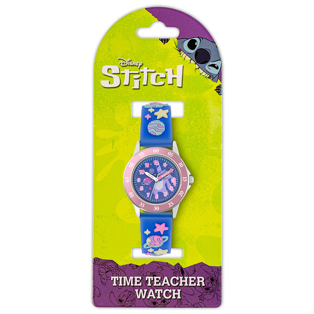 Purple Lilo & Stitch Themed Junior Analogue Time - Teaching Watch