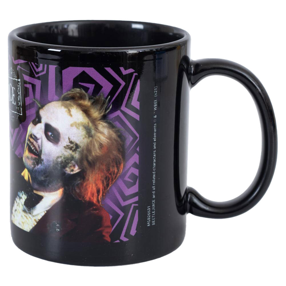 Beetlejuice Themed Ceramic Coffee Mug for Daily Use