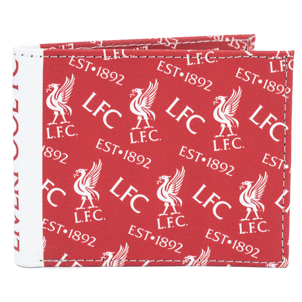 Vibrant Liverpool Multi - Icon Colored Canvas Bi - fold Wallet