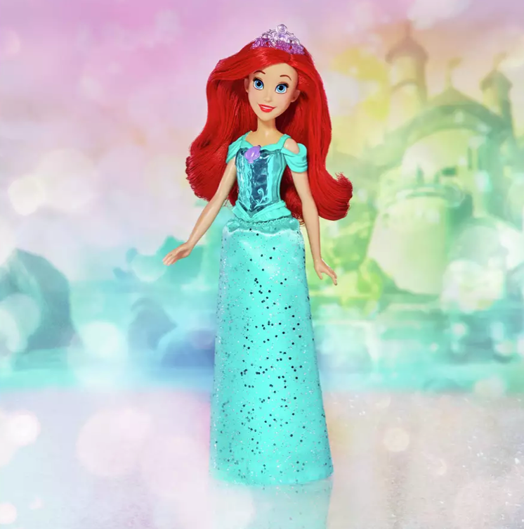 Sparkling Disney Princess Ariel Doll with Royal Shimmer Accessories