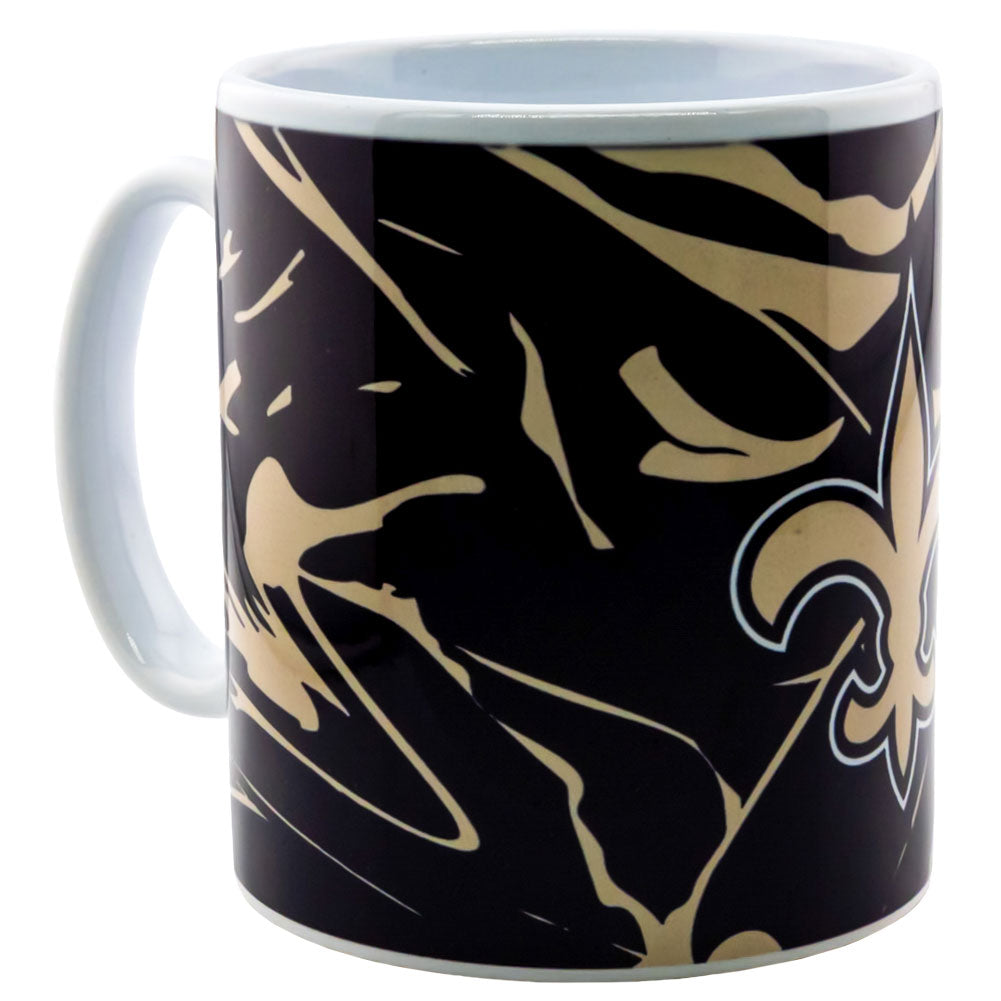 New Orleans Saints Camo Design Ceramic Coffee Mug for Daily Use