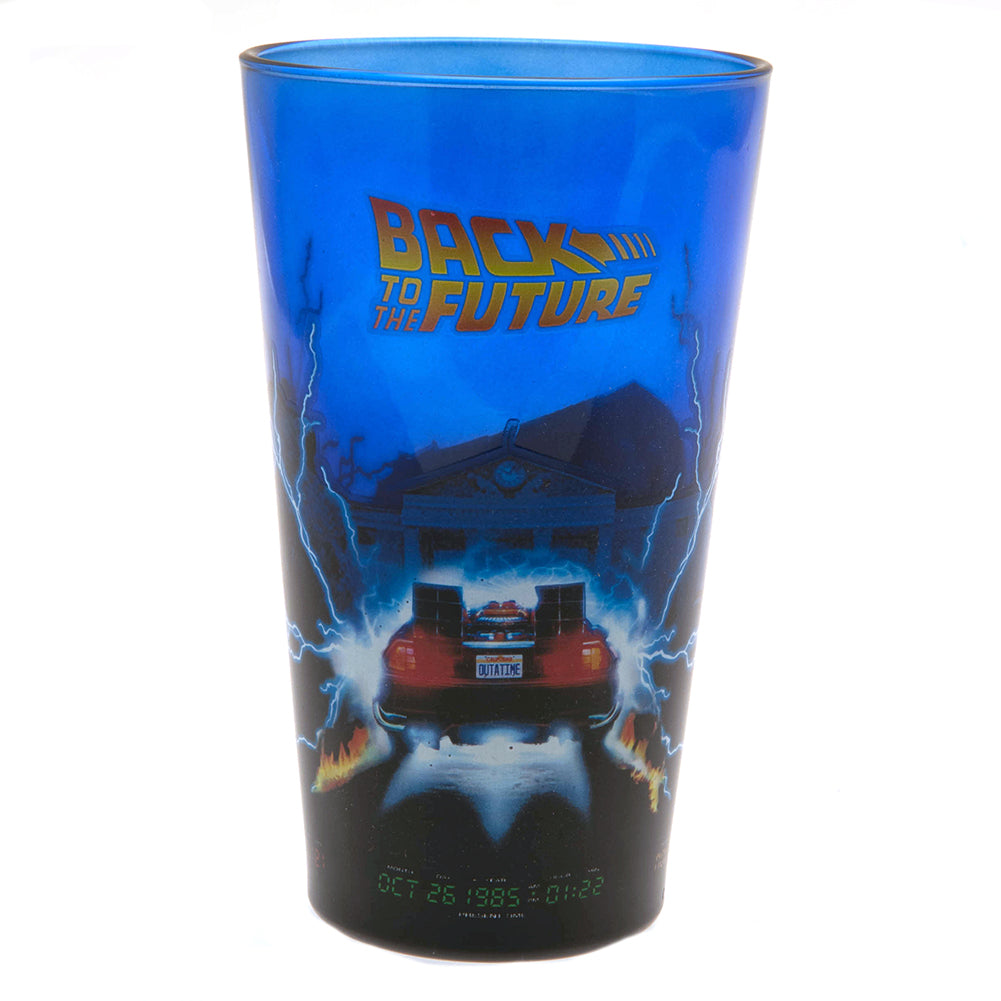 Back To The Future Premium Large Drinking Glass for Everyday Use