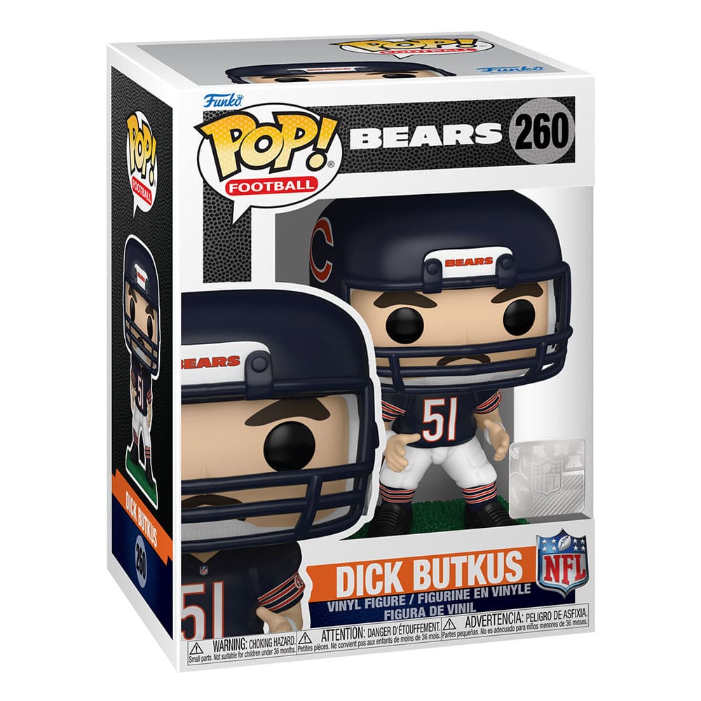 Collectible Dick Butkus NFL Chicago Bears Funko POP! Vinyl Action Figure for Football Fans