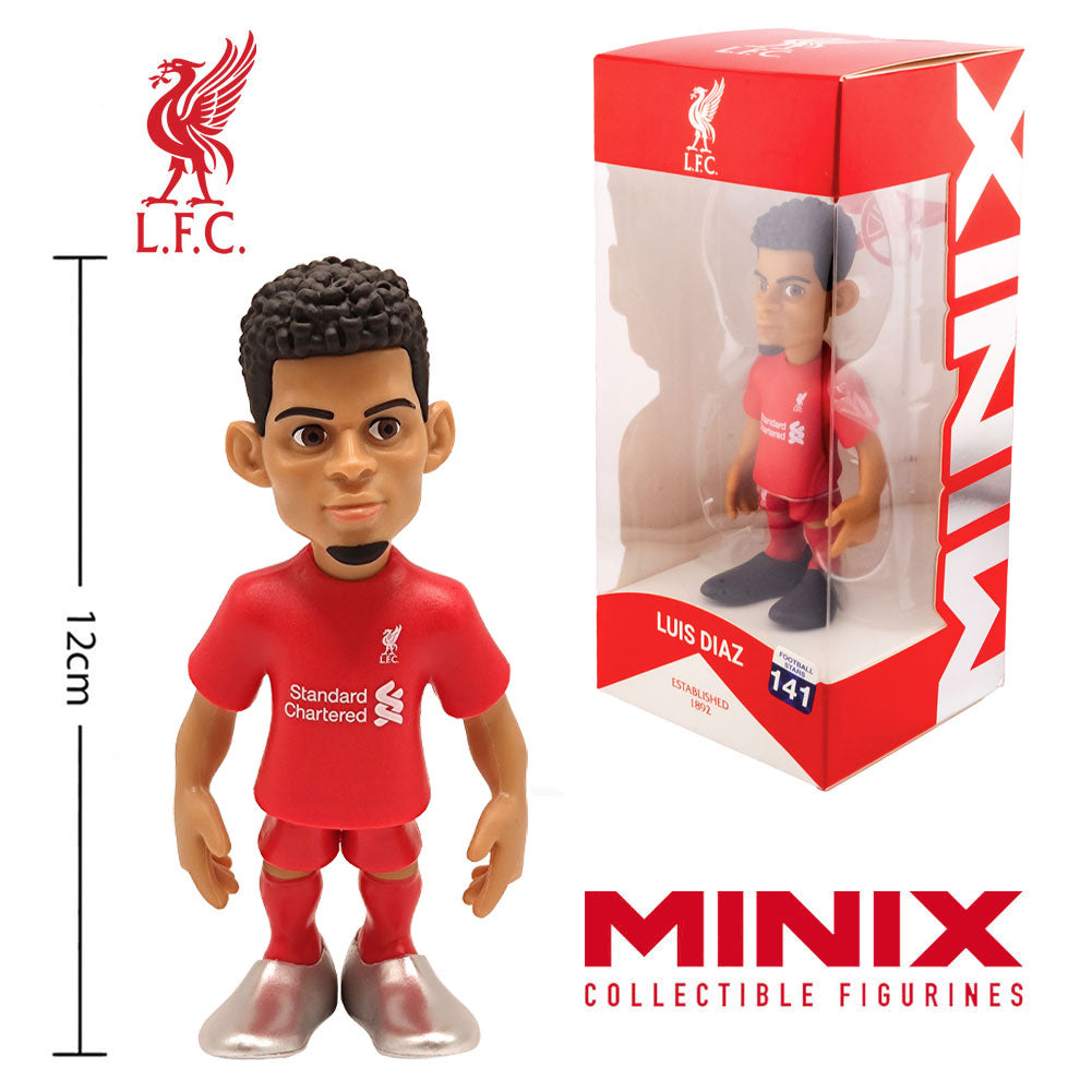 Liverpool FC Collectible MINIX Figure of Luis Diaz in No. 23 Kit
