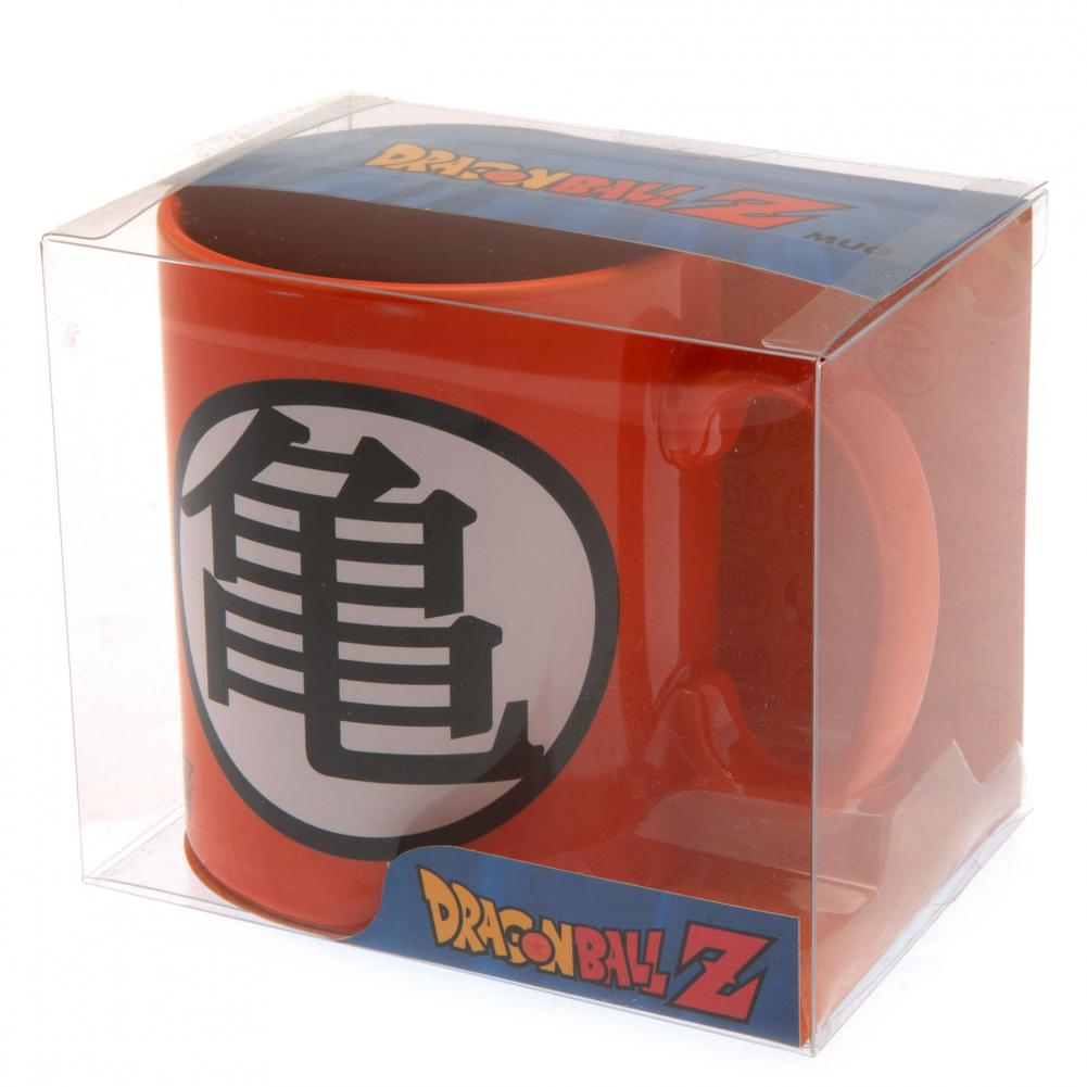 Vibrant Orange Dragon Ball Z-themed Ceramic Mega Mug