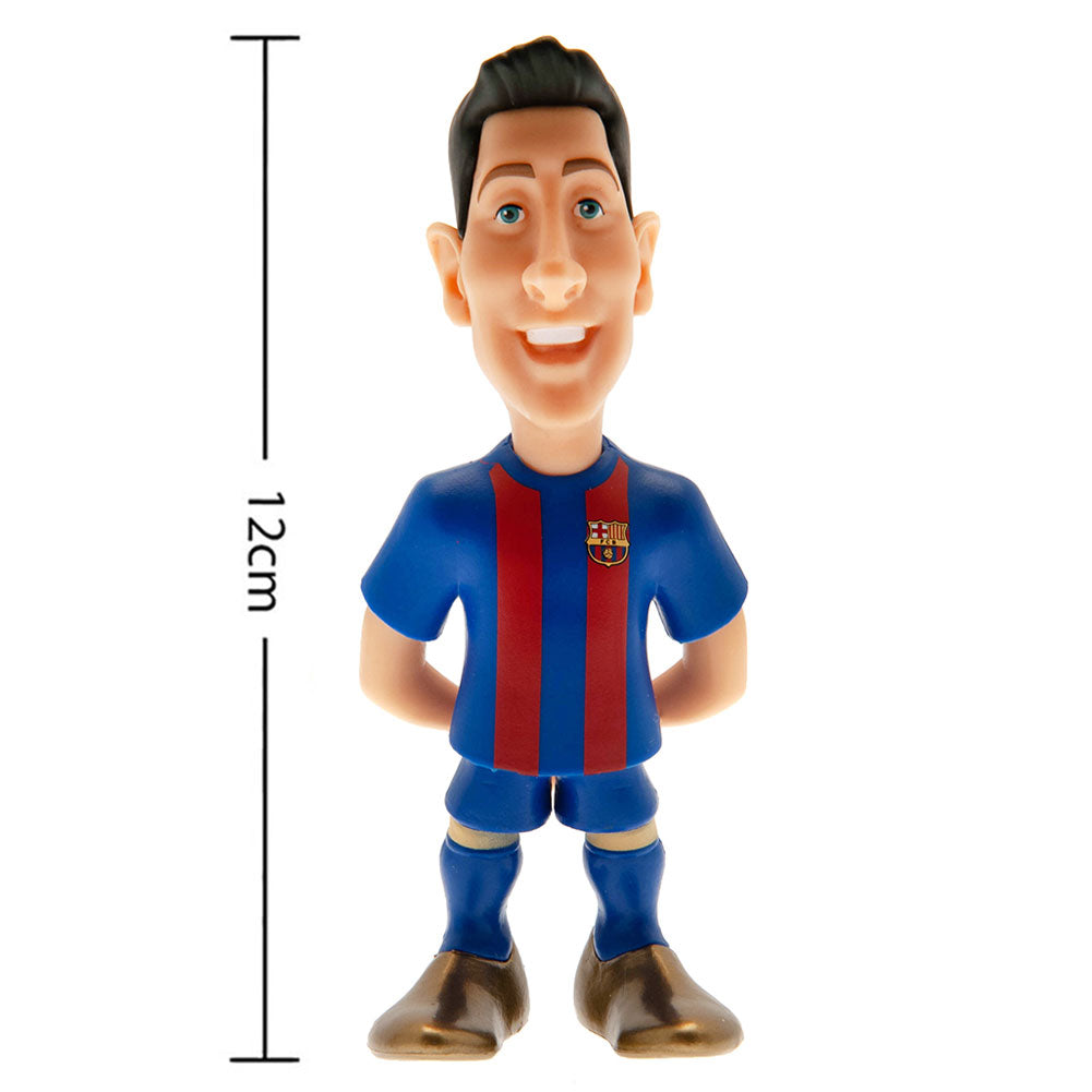 FC Barcelona Collectible MINIX Figurine of Football Star Robert Lewandowski