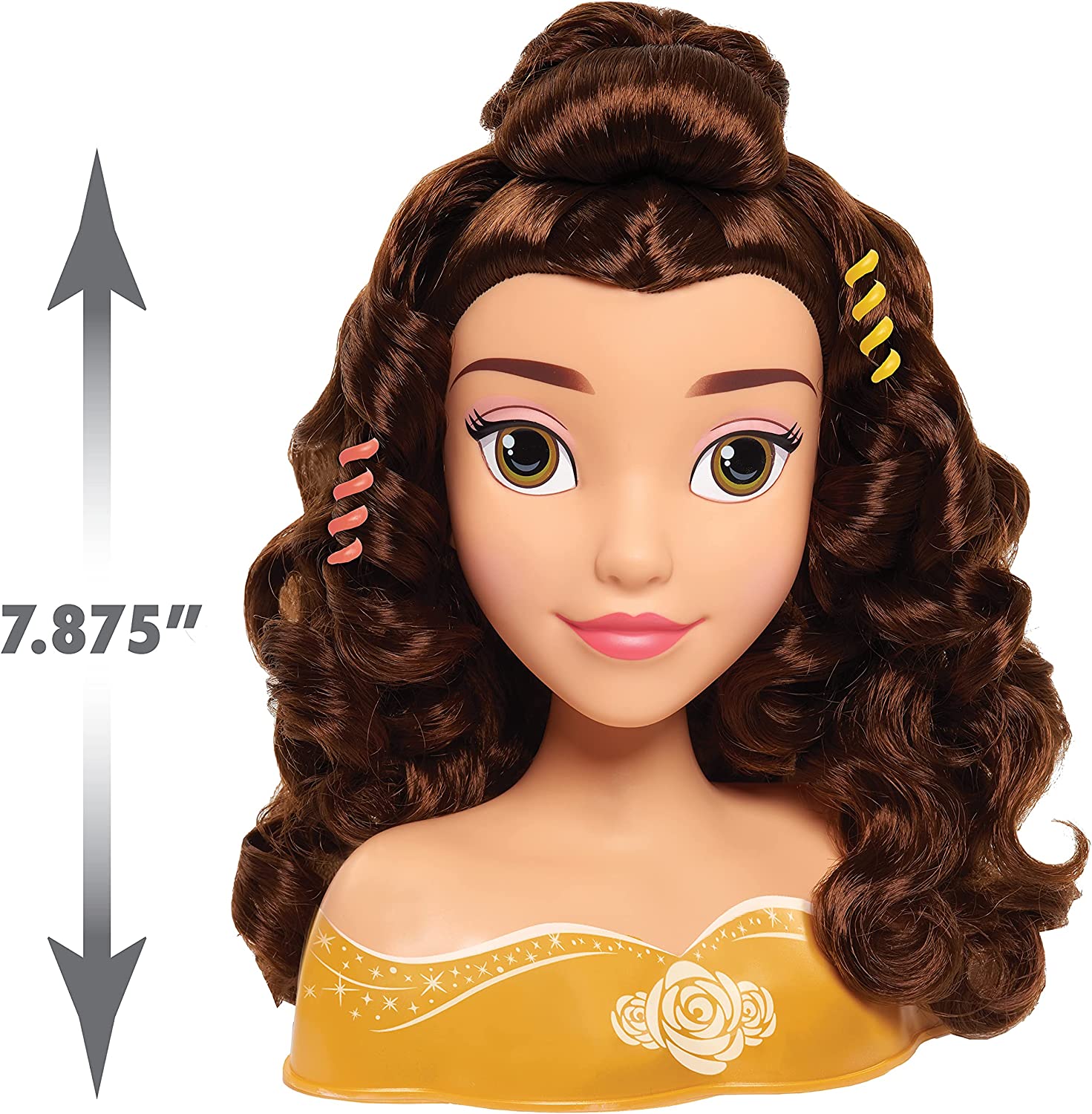Disney Princess Belle Deluxe Hair Styling Head Set for Kids