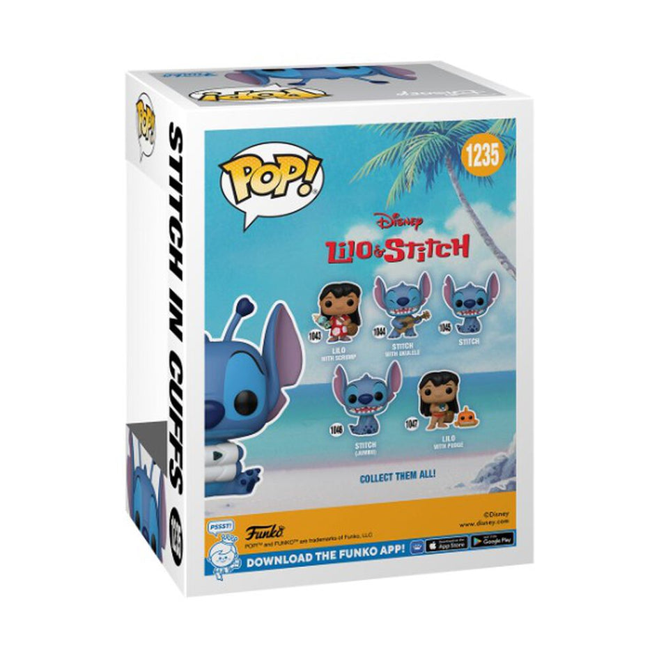 Funko Pop! Vinyl Figure: Lilo & Stitch's Stitch in Cuffs, 9cm Tall