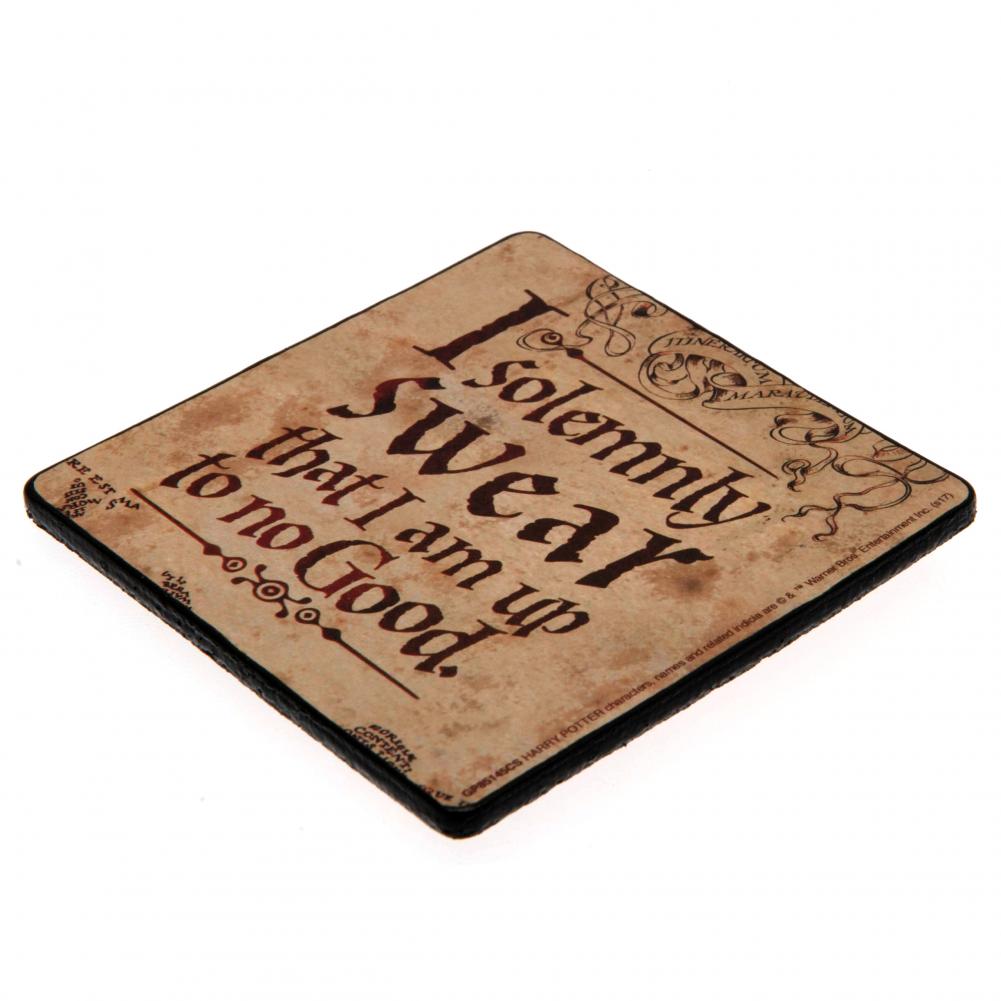 Harry Potter Marauders Map Design Mug with Coaster and PVC Keyring Set