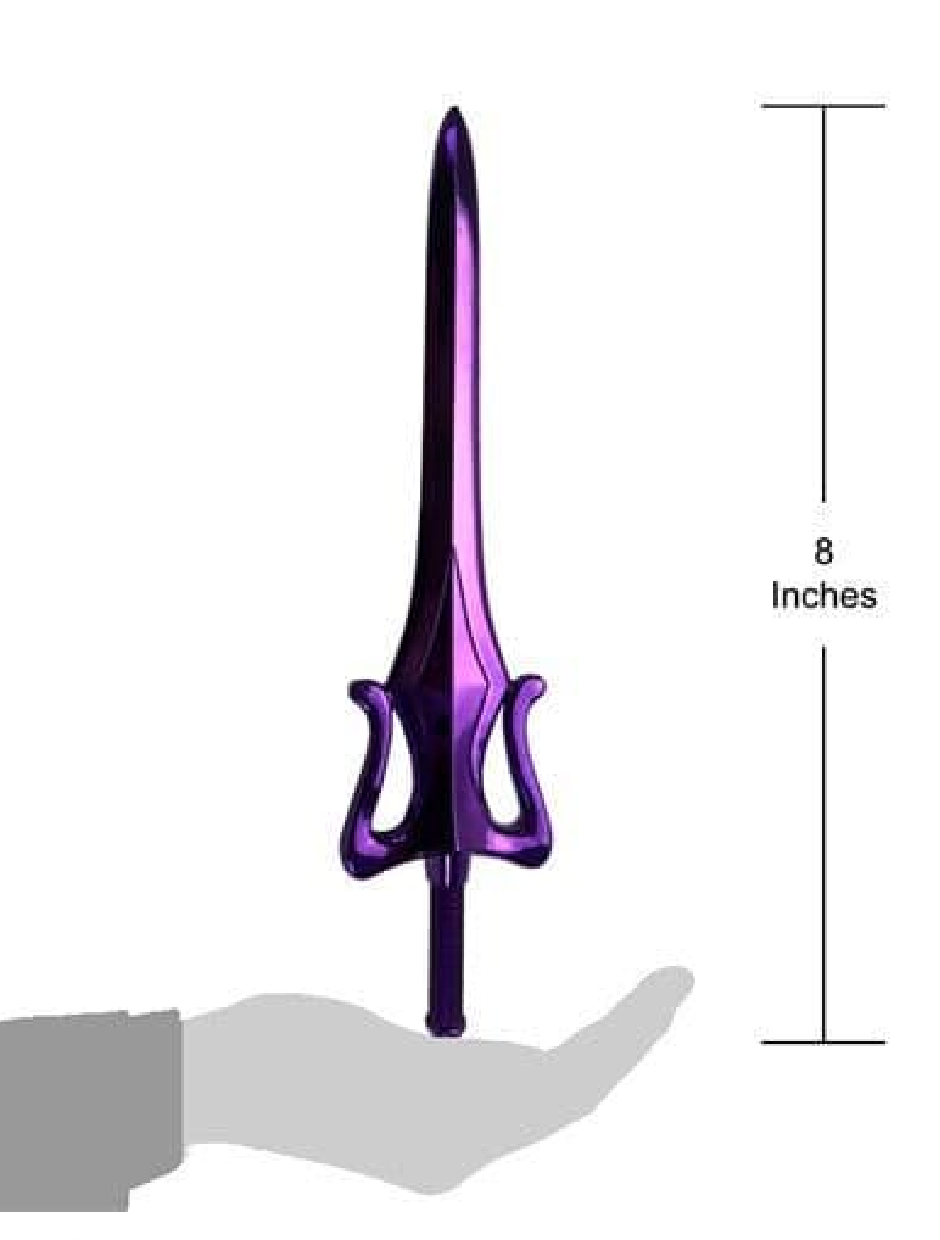 Factory Entertainment Licensed Miniature Replica of Skeletor's Sword from Masters of the Universe, Measuring 20 cm