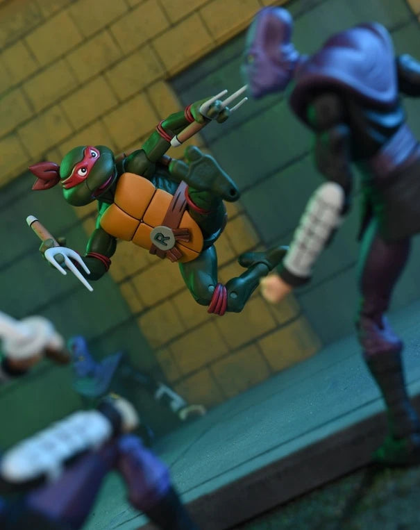 NECA 7 - inch Ultimate Action Figure of Cartoon Raphael from Teenage Mutant Ninja Turtles (VHS)