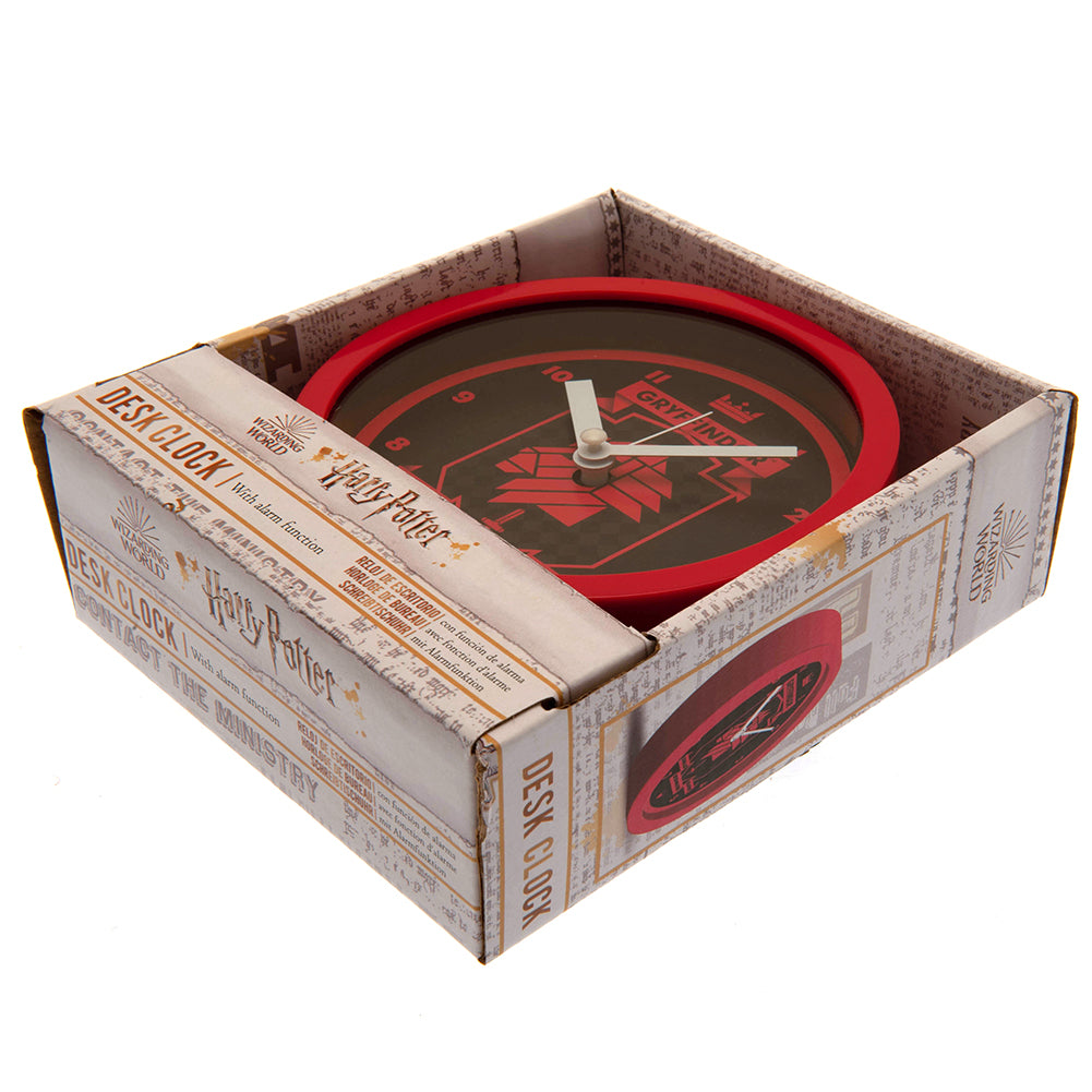 Gryffindor Harry Potter Desktop Clock with Alarm Function