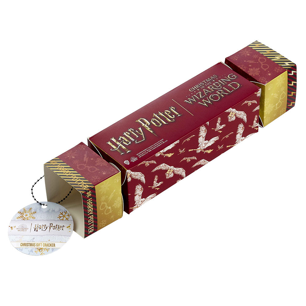 Harry Potter Themed Christmas Gift Cracker Set Featuring Hedwig Owl Inspired Jewelry