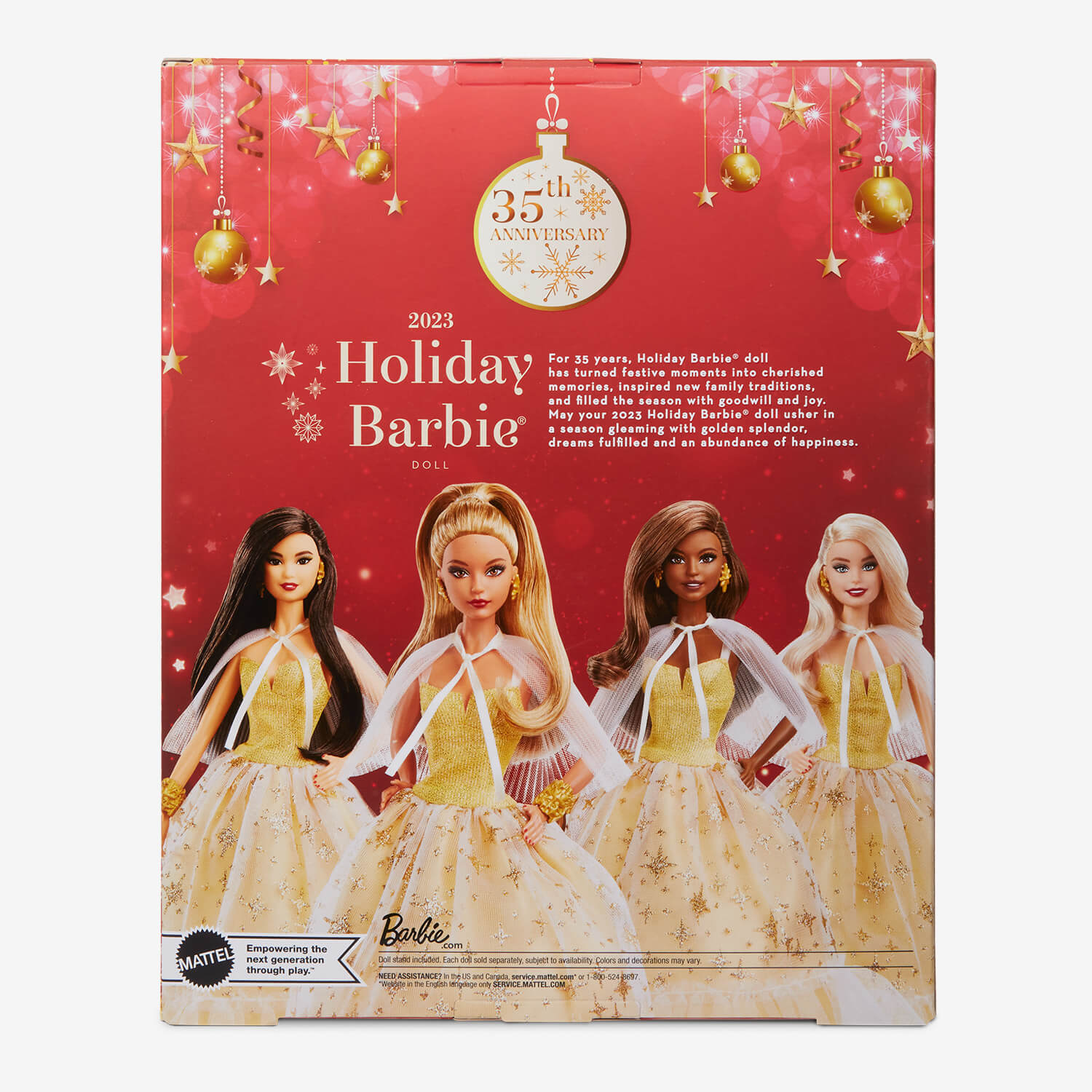 2023 Holiday Barbie Signature Doll for 35th Anniversary
