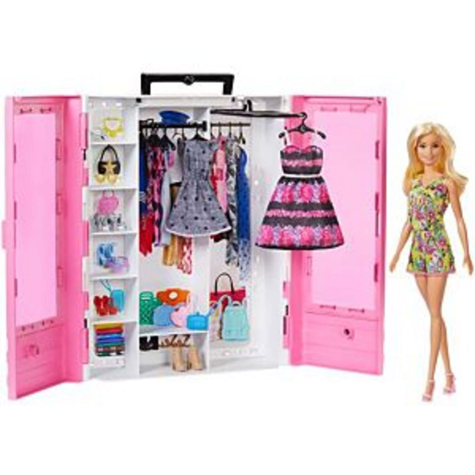 Barbie Fashionista Portable Ultimate Closet Playset with Doll