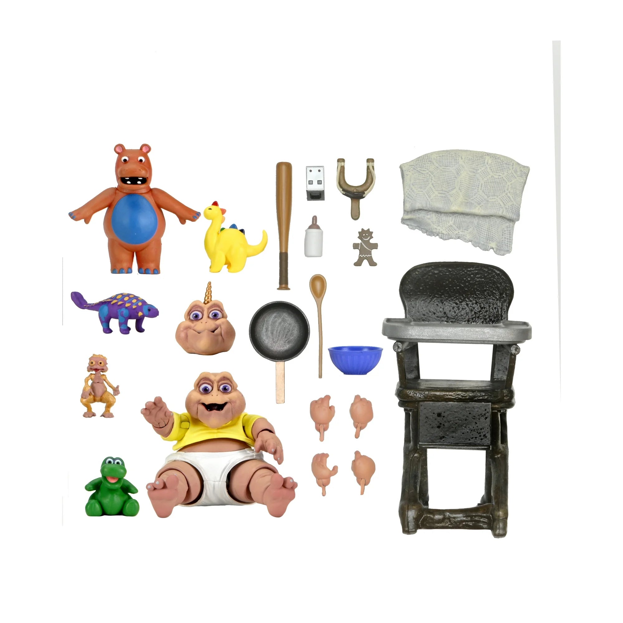 NECA Ultimate 7-Inch Scale Action Figure of Baby Sinclair from the Dinosaurs TV Series