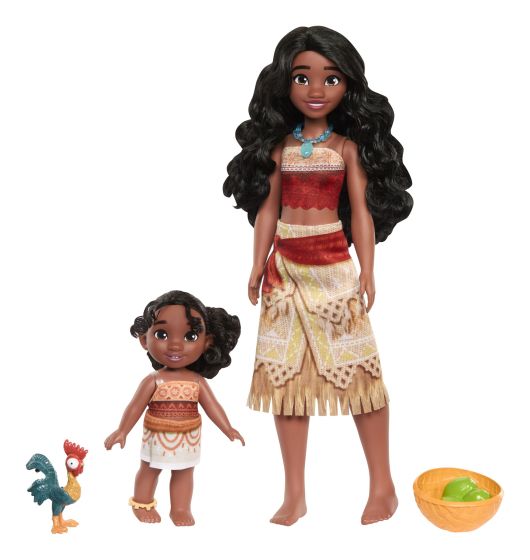 Disney Moana 2: Moana & Simea Fashion Doll Sister Set with Accessories