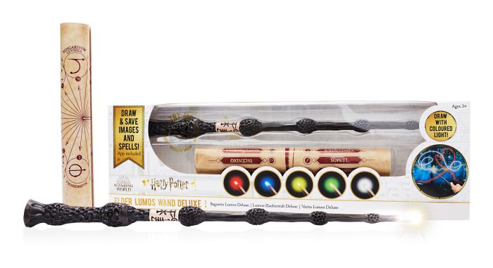 Deluxe Harry Potter Elder Lumos Wand with Ultra - Bright Multi - Colour LED