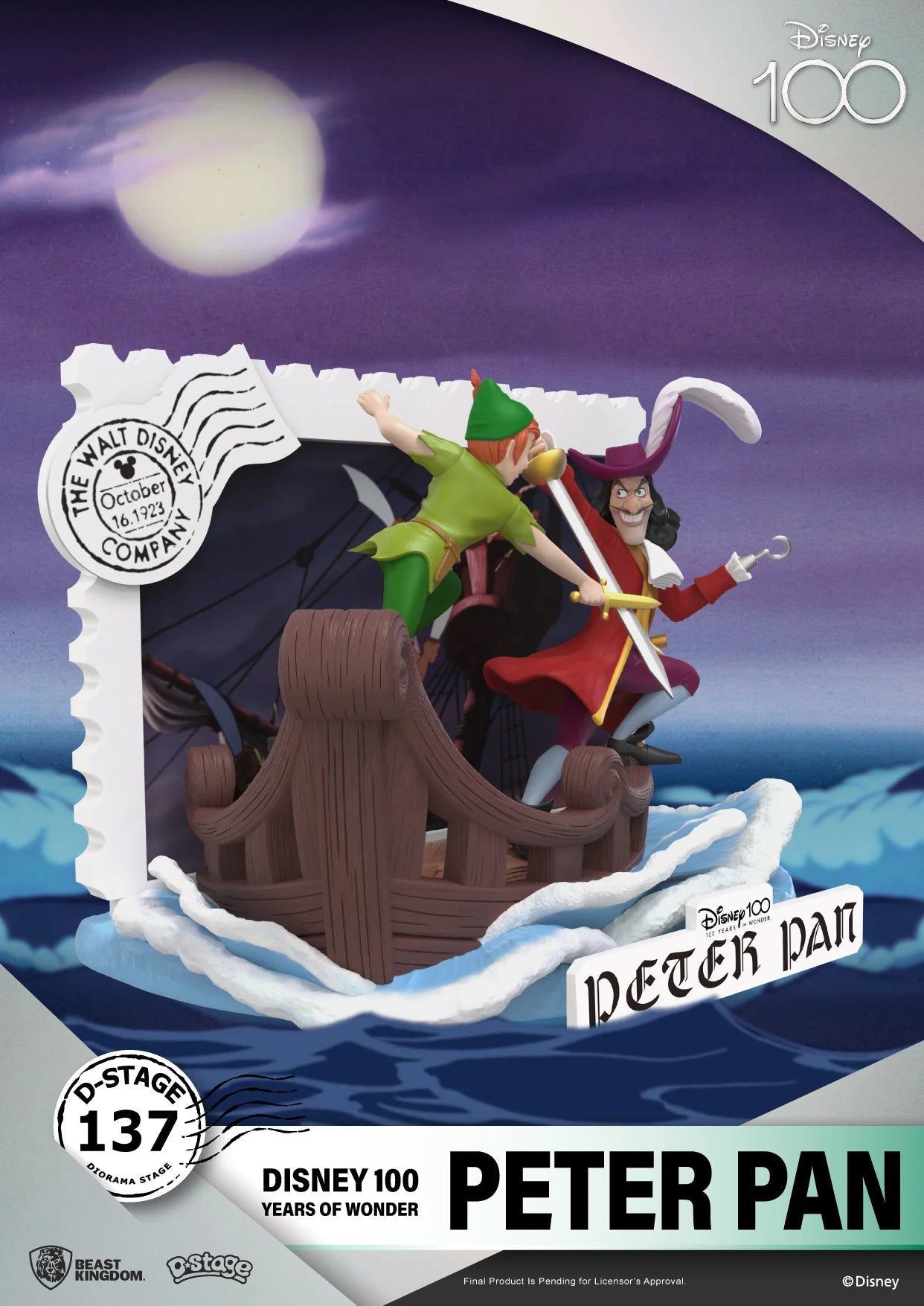 Beast Kingdom Disney 100th Anniversary Peter Pan Collectible Statue