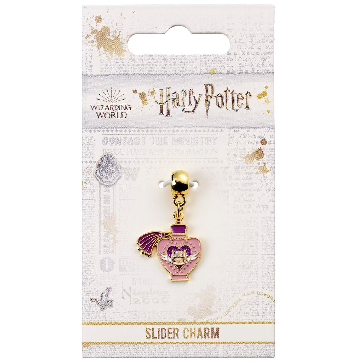 Exquisite Gold - Plated Harry Potter Love Potion Charm