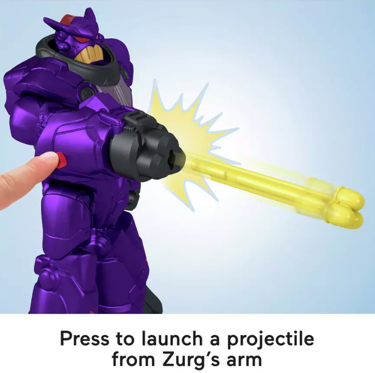 Disney Pixar Lightyear Imaginext Action Figure Set - Battle Blast Zurg vs. Buzz Lightyear (Space Ranger Alpha)