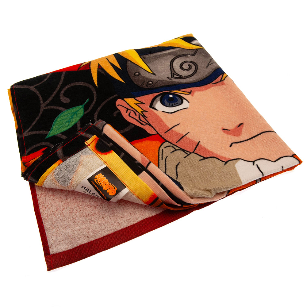 Naruto: Shippuden Themed Velour Cotton Beach Towel for Relaxing at the Seaside