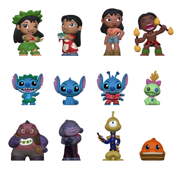 12-Pack of Lilo & Stitch Mystery Minis Funko POP! Vinyl Collectible Figures