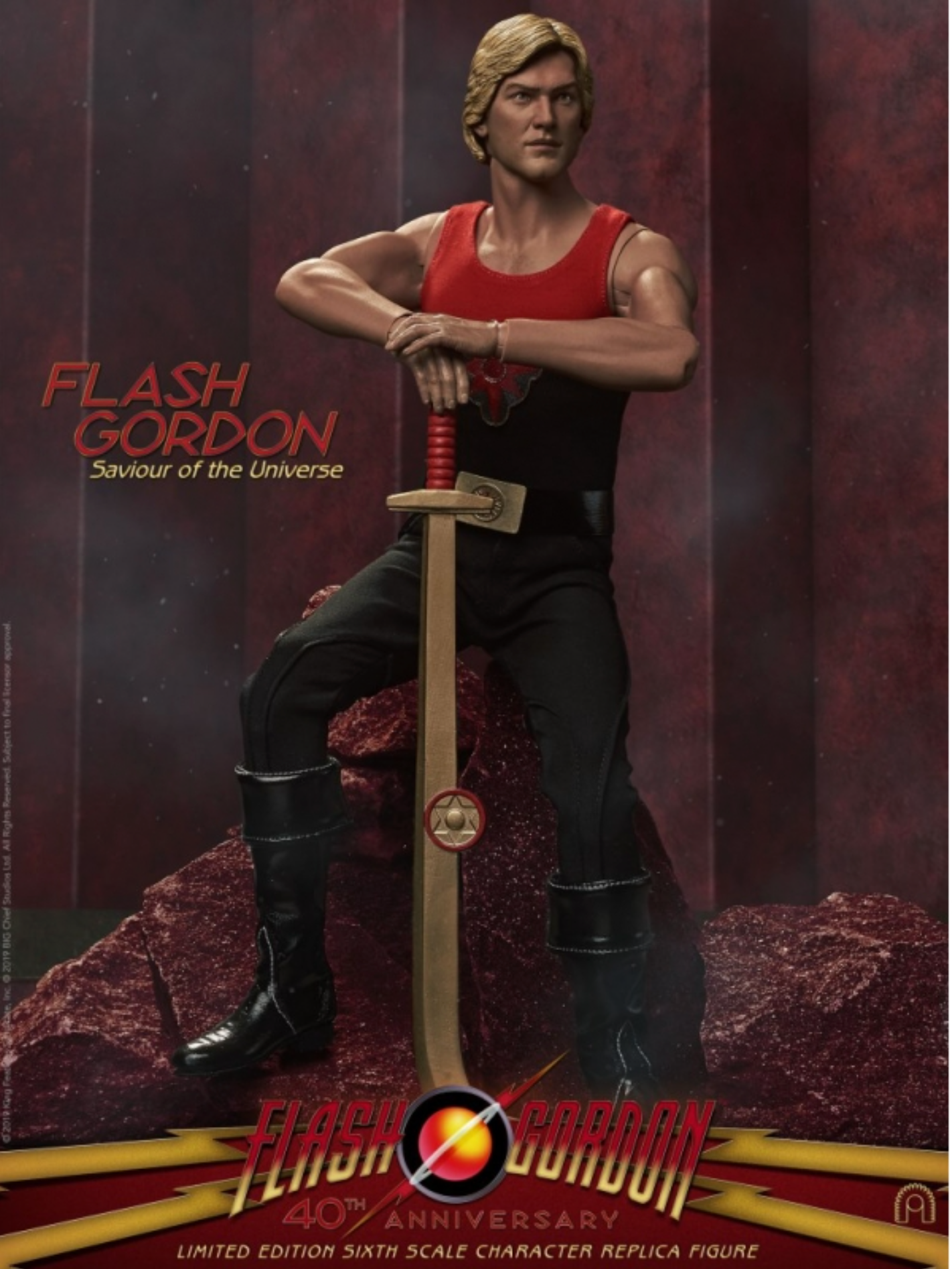 Big Chief Studios 1/6 Scale Exclusive Collector Figure of Flash Gordon