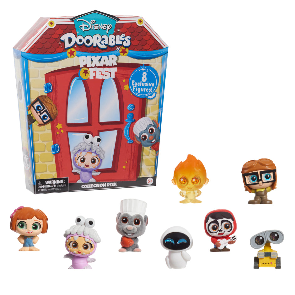 Disney Doorables Collectible Kids' Toy Figures - Pixar Fest Collection Peek