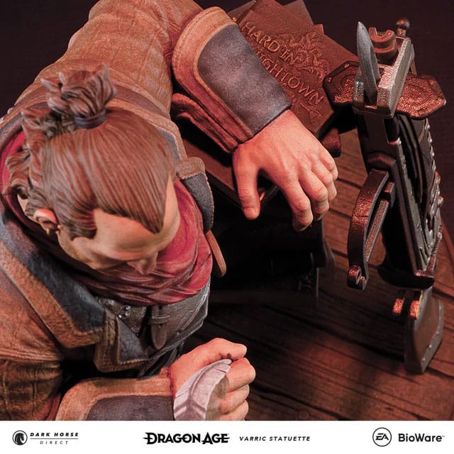 Limited Edition Collectible Dragon Age Varric Tethras Statue Figurine