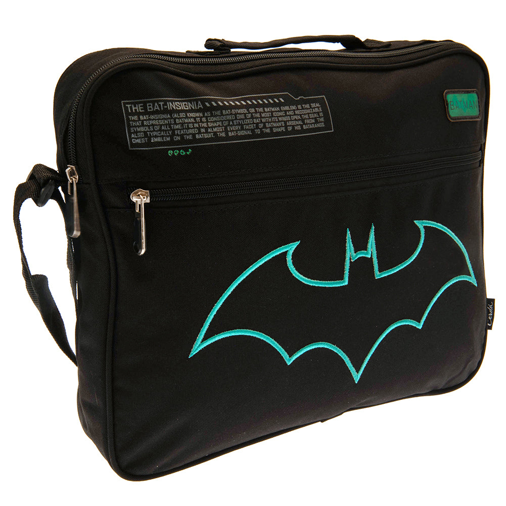 Cool Batman-themed PU Messenger Bag for Daily Use