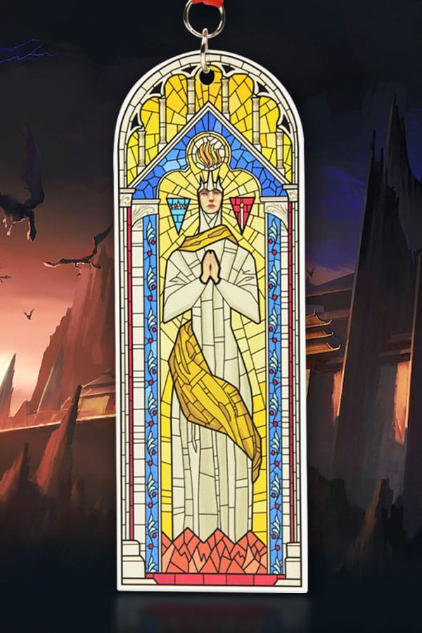 Exquisite Andraste Stained Glass Hanging Ornament for Dragon Age Christmas Trees