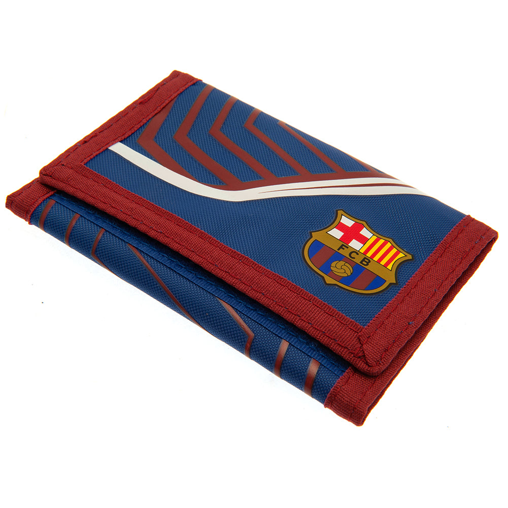 Stylish FC Barcelona Flash Design Polyester Wallet