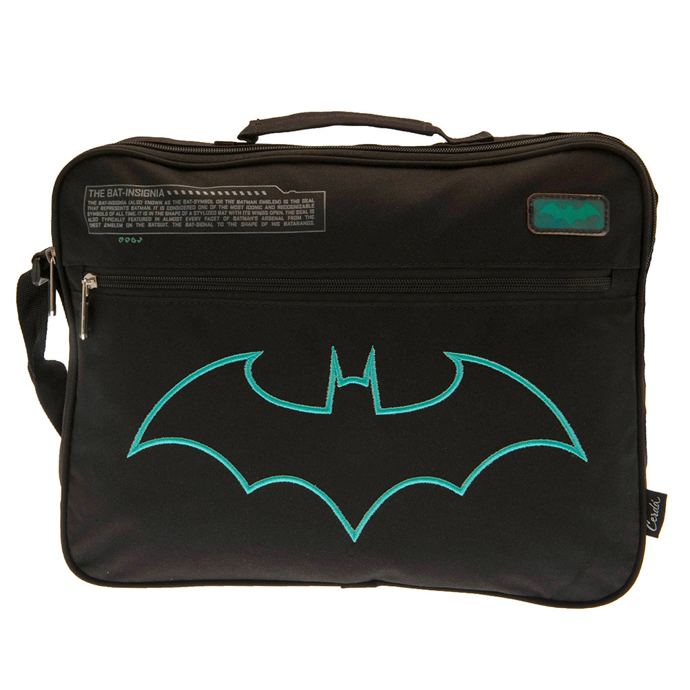 Cool Batman-themed PU Messenger Bag for Daily Use