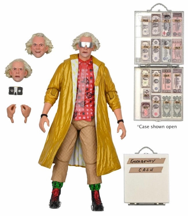 Back To The Future 2015 Version Ultimate 7 Scale Action Figure of Doc Brown from Part 2