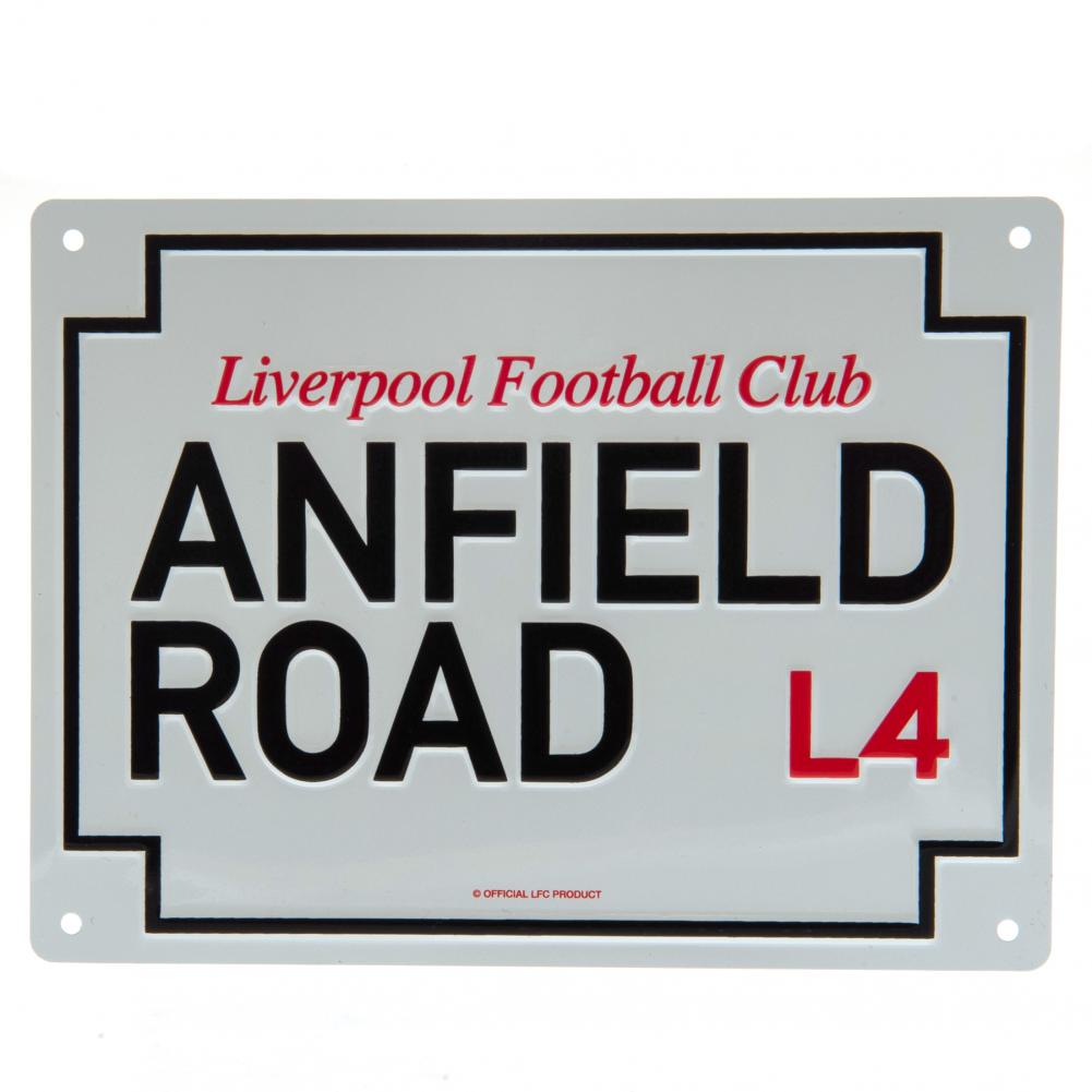 Authentic Liverpool FC Anfield Road Wall Decorative Metal Sign