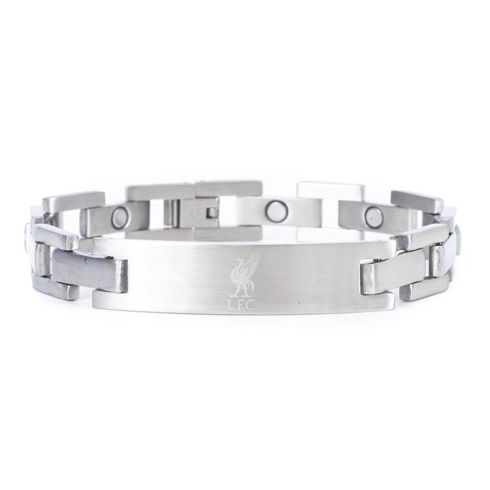 Engraved Liverpool Stainless Steel Link Bracelet for Fans