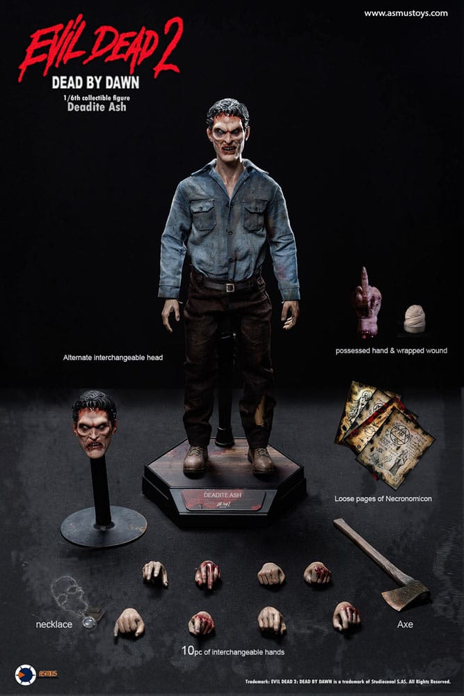 1/6 Scale Evil Dead 2: Dead by Dawn Authentic Deadite Ash Collectible Figure