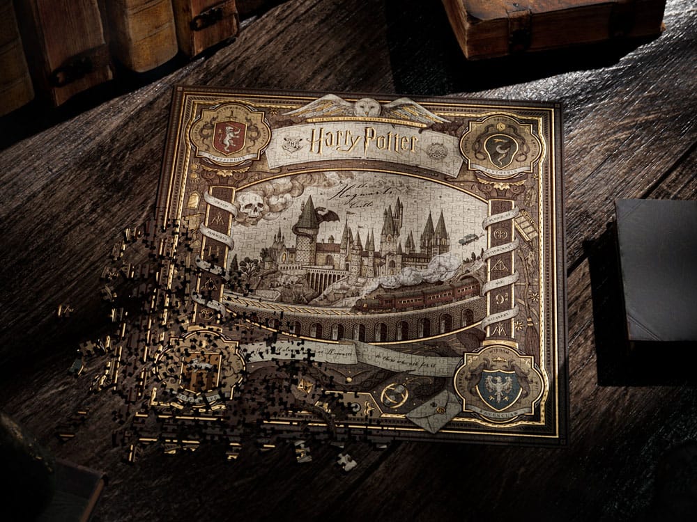 Officially Licensed Harry Potter Themed 1000-Piece Multi-Dimensional Jigsaw Puzzle