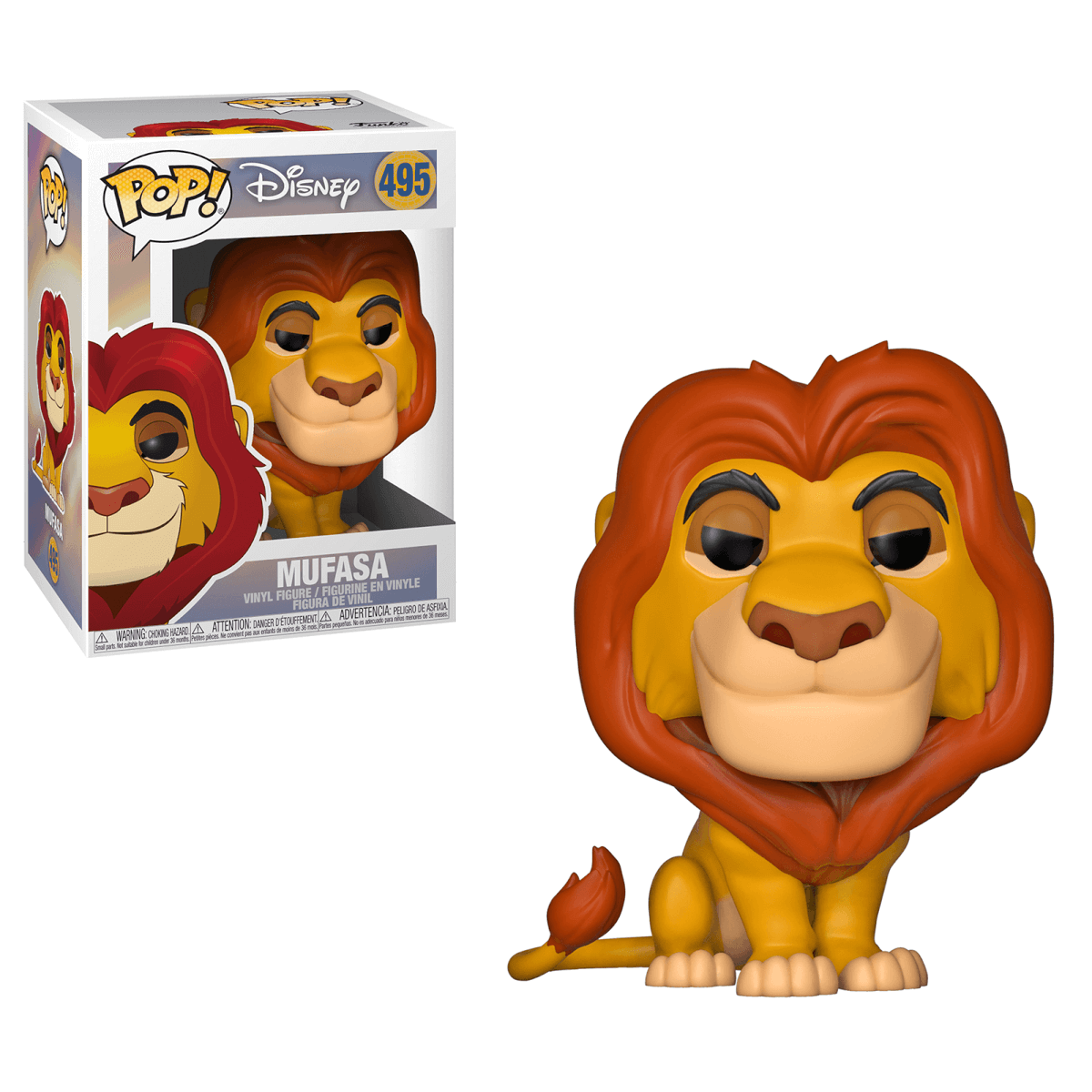 Exclusive Disney The Lion King Mufasa Funko Pop! Vinyl Collectible Figure