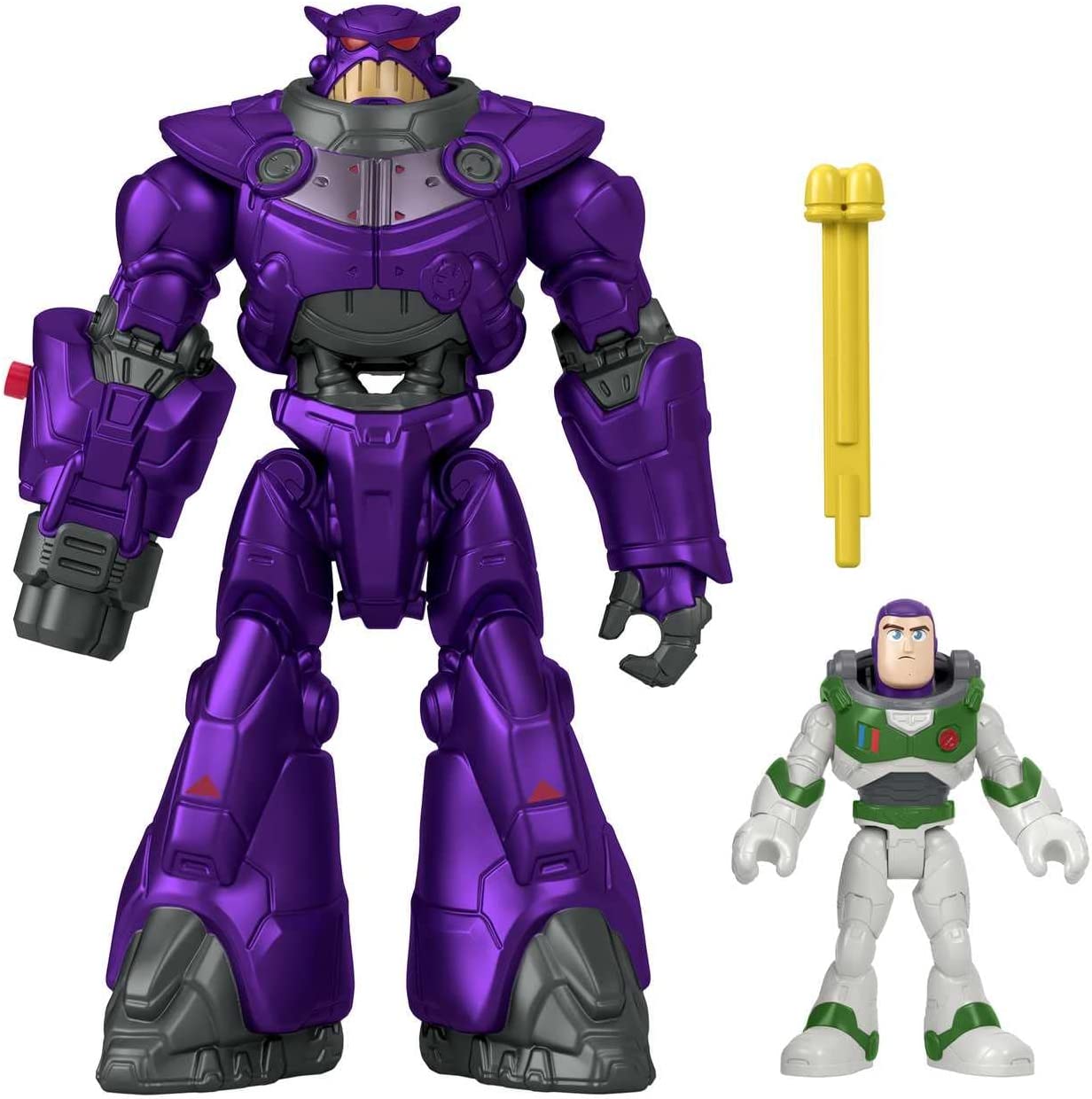 Disney Pixar Lightyear Imaginext Action Figure Set - Battle Blast Zurg vs. Buzz Lightyear (Space Ranger Alpha)