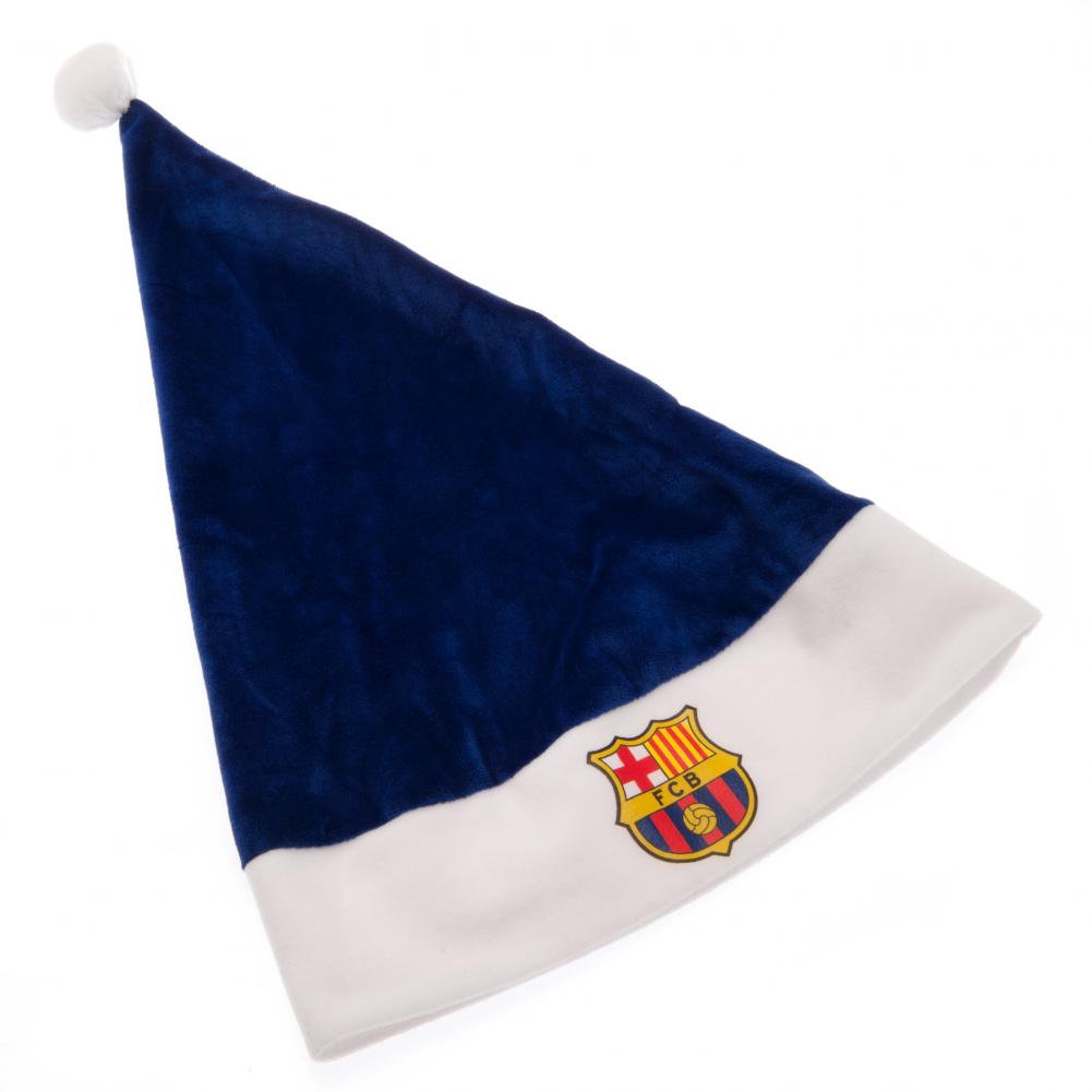 FC Barcelona Novelty Santa Hat for Football Fans