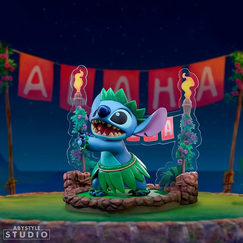 ABYstyle Studio's Disney Lilo & Stitch Stitch 10cm SG Hula Dance Figure