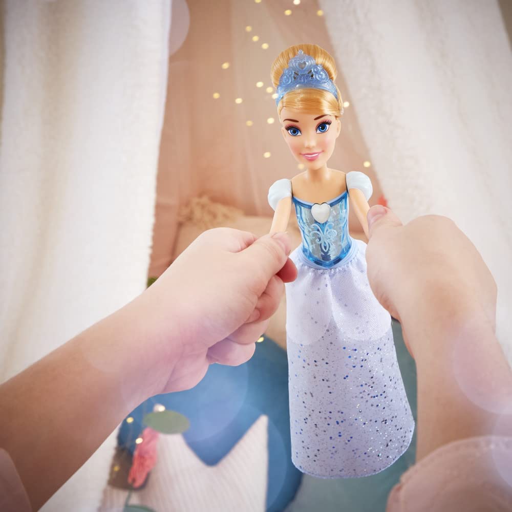 Disney Princess Fashion Doll - Royal Shimmer Cinderella Doll with Signature Blue Accessories