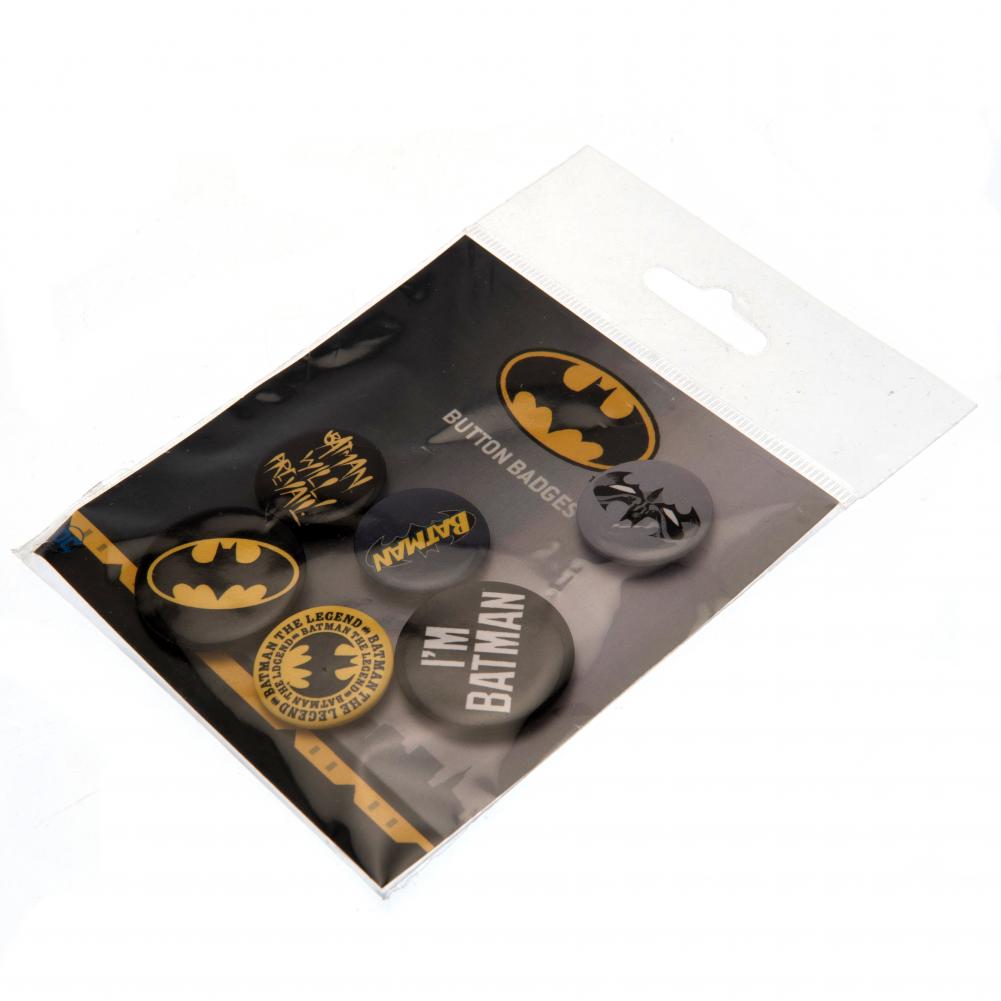 Assorted Sizes Batman Button Badge Set with Eye - catching Designs