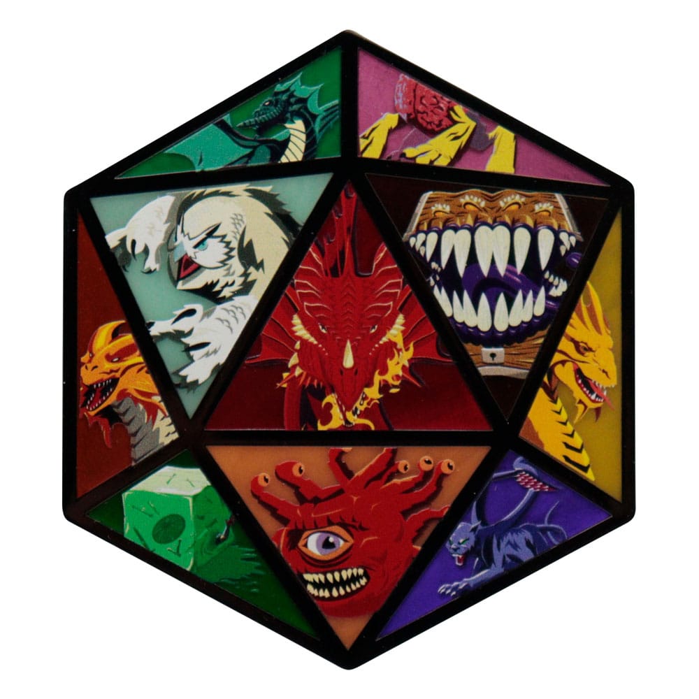 Collectible Dungeons & Dragons D20-Styled Monster Medallion for Tabletop Gaming Enthusiasts