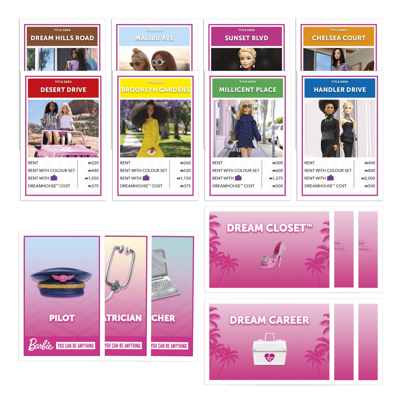 Barbie Themed Monopoly Board Game - An Exciting Family Entertainment